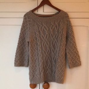 Loft oversized cable knit sweater
